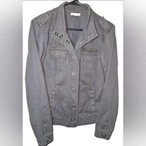 Maurices Charcoal Utility Jacket